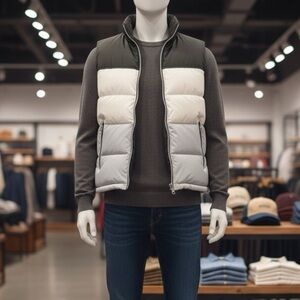 New Peter Miller full zip thick puffer vest men’s size XL